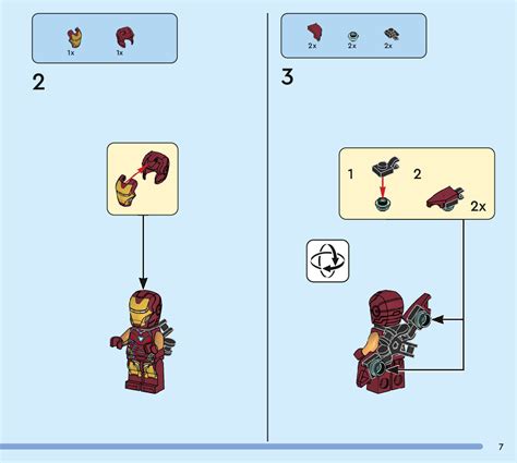 Lego 76216 Iron Man Armoury Instructions