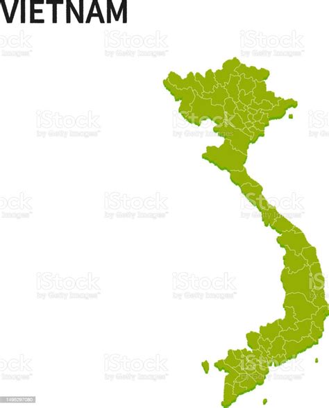 Map Of Provinces In Vietnam Stock Illustration - Download Image Now ...