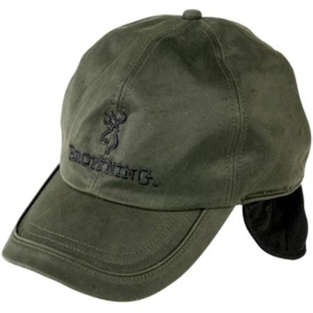 Browning Casquette De Chasse Winter Wax Fleece Couleur Vert