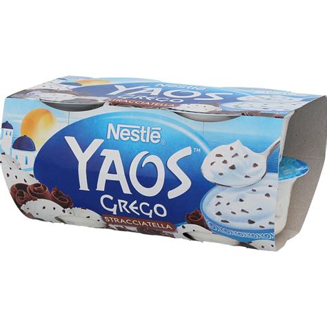 Iogurte Estilo Grego Stracciatella Nestlé 4x110g Iogurtes Gregos