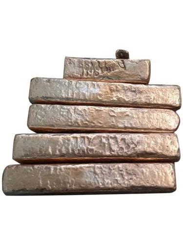 Bronze Brass Ingot For Jewellery G At Rs Kg In Jaipur Id