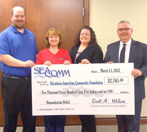 SeaComm DonateS 2 765 To Ukrainian American Community Foundation