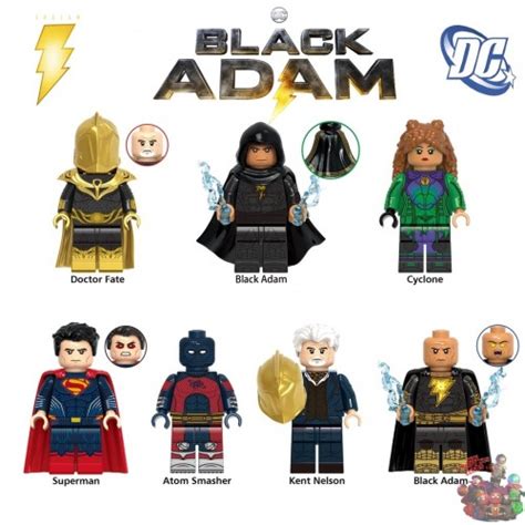 Adão Negro Escolha O Seu Minifigure Lego Black Adam Dc Superman Henry