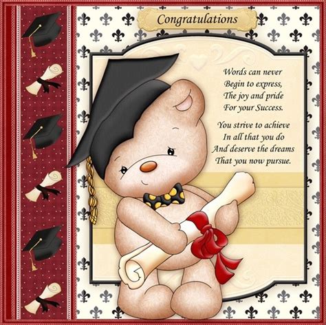 Graduation Bear – AK`s Craftroom