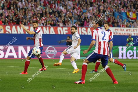 Daniel Carvajal Real Madrid Shoots Goal Editorial Stock Photo - Stock ...