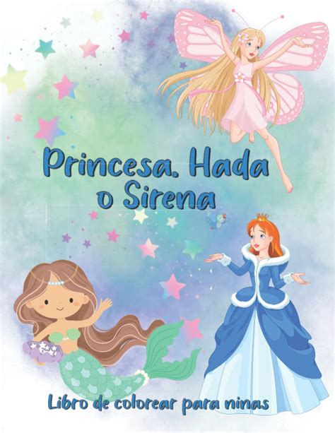 Buy Princesa Hada O Sirena Libro De Colorear Para Ni As Un Libro