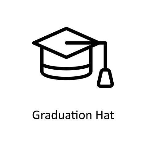 Simple Graduation Cap Outline