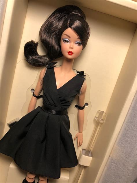 Barbie Bfmc Silkstone Classic Black Dress Doll Hobbies Toys