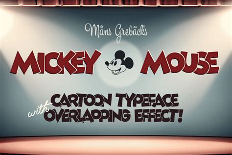 Mickey Mouse Font | Måns Grebäck | FontSpace