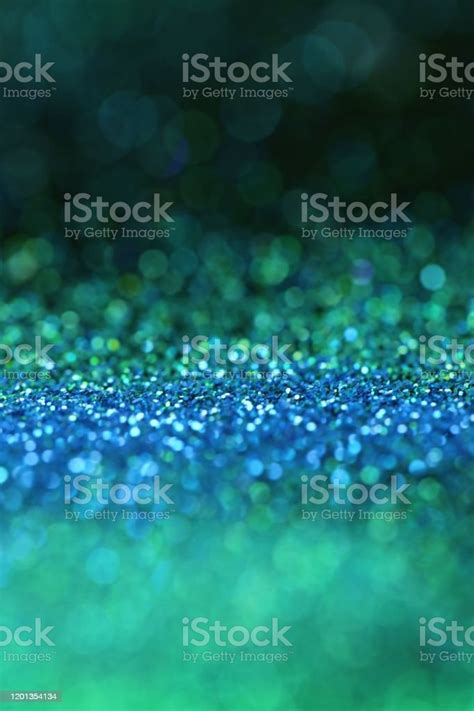 Latar Belakang Glitterblue Dan Tata Letak Kilap Mengkilap Hijau Glitter