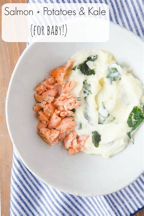 Salmon Baby Food with Potatoes Colcannon - Homemade Baby Food