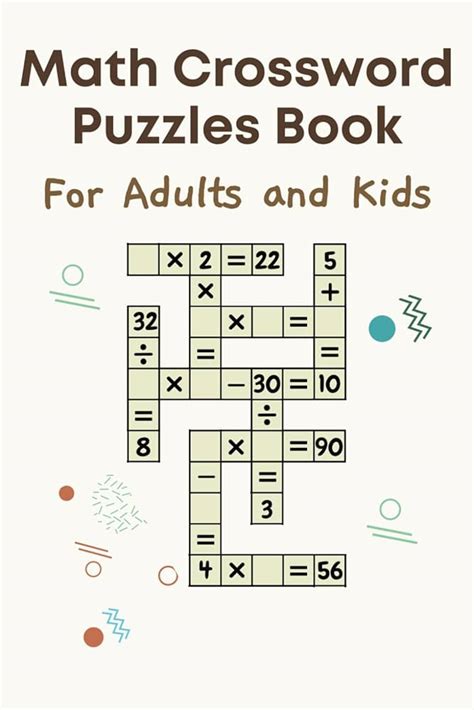 Math Crossword Puzzles Book For Adults And Kids 20 Mathematical