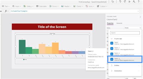 Powerapps Diagrammer Grafer Og Dynamiske Billeder