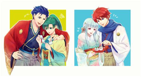 Lyn Ninian Eliwood And Hector Fire Emblem And 2 More Drawn By