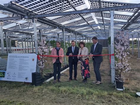 Neue Forschungsanlage Der Modellregion Agri Photovoltaik Baden