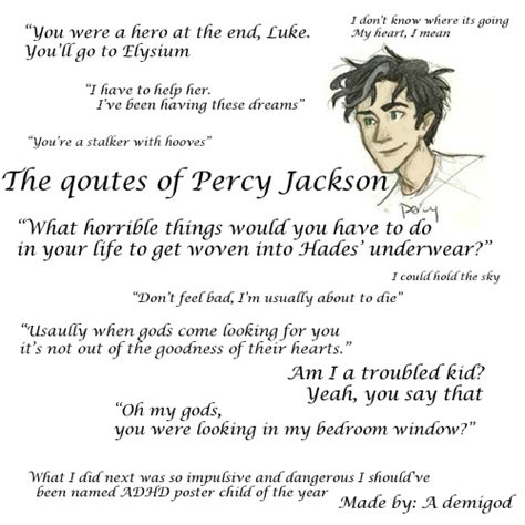 Percy Jackson Quotes Life Quotesgram