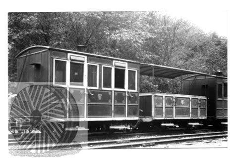 Glyn Valley Tramway Narrow Gauge Railway Carriages Real Photo Wet Print