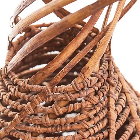 Large Woven Fish Basket For Sale At 1stdibs Woven Fish Trap Basket