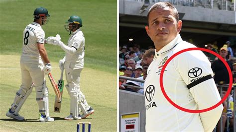 Cricket 2023 Usman Khawaja Punished For Wearing Black Armband In