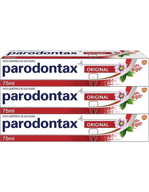 Comprar Parodontax Original 3 Unidades 75 Ml Sabor Menta Y Jengibre