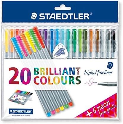 Amazon Staedtler 334 Triplus Fineliner Superfine Point Pens 0 3