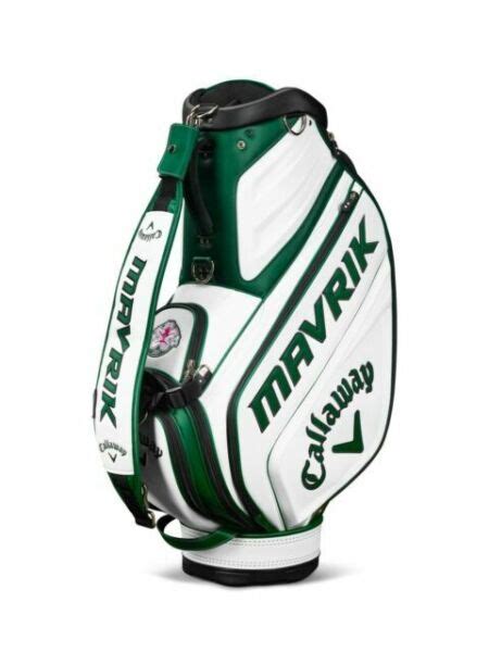 Callaway Mavrik Tour Staff Golf Bag Limited Edition Green White For