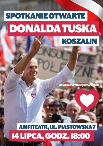 Koszalin Wiec Donalda Tuska W Amfiteatrze Ekoszalin Pl