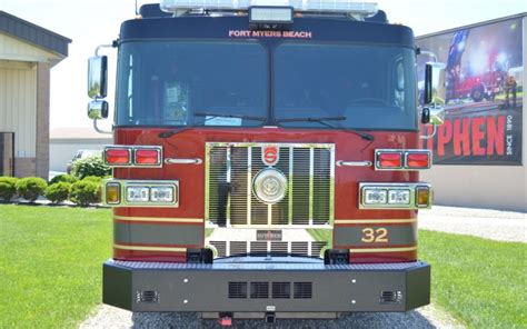 Fort Myers Beach Fire Department Custom Pumper Sutphen Corporation