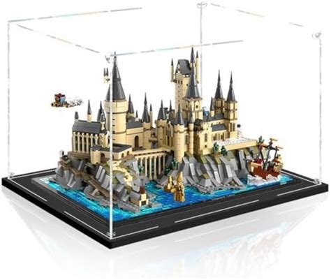 Acrylic Display Case Compatible avec Lego 76419 Le Château et Le