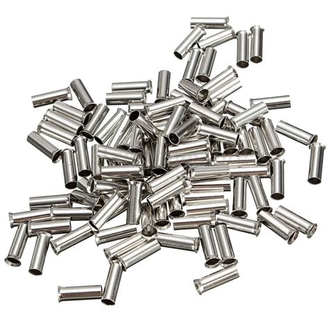 100pcs Ferrules Ends Cable Housing End Non Insulated Wire Strip Copper