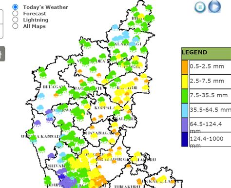 Namma Karnataka Weather On Twitter Karnataka Rainfall Map And Numbers