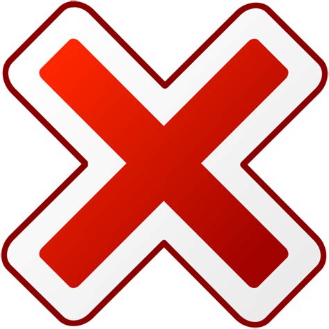 Red Round Error Warning Vector Icon Free Svg