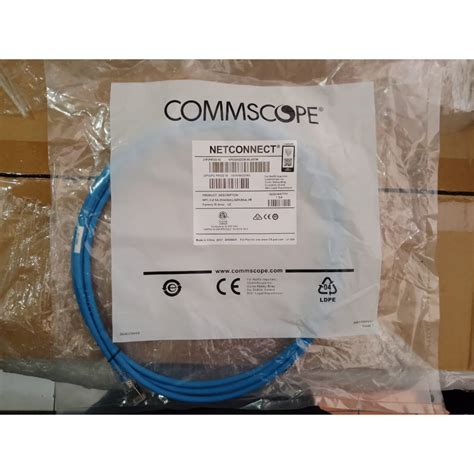 Jual Commscope Patch Cord Cat 6A Shielded LSZH 3 Meter Blue Shopee