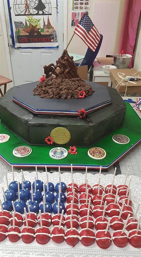 Veterans Day Cake - Decorated Cake by Wendy Lynne Begy - CakesDecor