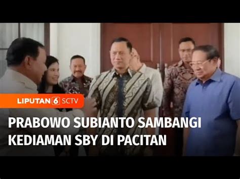 Unggul Versi Quick Count Prabowo Sambangi Sby Di Pacitan Liputan