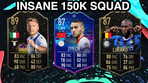 Insane K Hybrid Squad Builder Fifa Ft Immobile Ziyech Lukaku