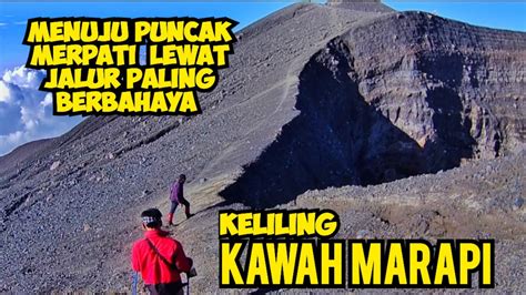 KAWAH GUNUNG MARAPI SUMBAR Inilah Kawah Marapi Yang Sering Erupsi