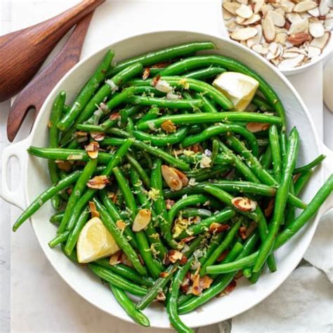 Fresh Green Beans Almondine Clean Delicious