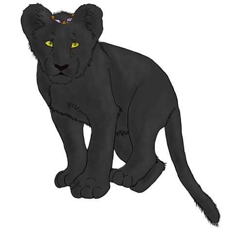 Melanistic Lion Cub by Fizz-Buzz on DeviantArt