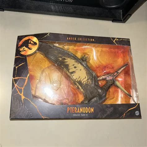 Jurassic Park Iii Pteranodon Amber Collection Action Figure Mattel