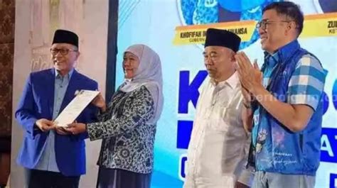 Gercep PAN Dukung Khofifah Maju Di Pilgub Jatim 2024