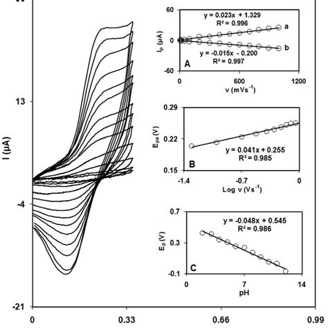 Cyclic Voltammograms Of Dhbpdtnmcpe In 01m Phosphate Buffer Ph 80 Download Scientific