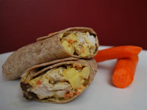 Curried Chicken Salad Wraps Recipe Herb Mesa Food Network