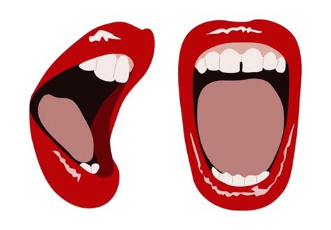 228 Cartoon Wide Open Mouth Isolated On Red Royalty-Free Photos and ...