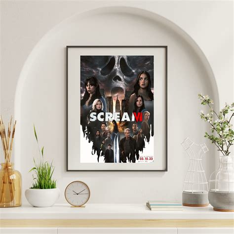 Scream 6 Movie Poster Scream Printable Poster Scream 6 Wall Art