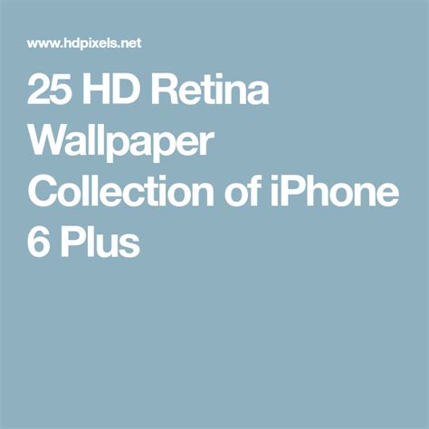 25 HD Retina Wallpaper Collection Of IPhone 6 Plus