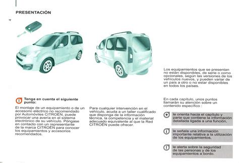 Manual De Usuario Citroen Berlingo Multispace Mundoforo