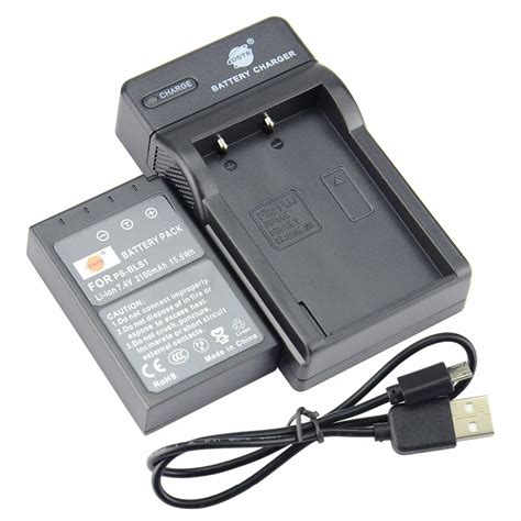 DSTE PS BLS1 BLS 1 Li Ion Battery UDC84 USB Port Charger For Olympus