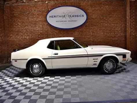 1973 Ford Mustang Wimbledon White With 68703 Miles Available Now For