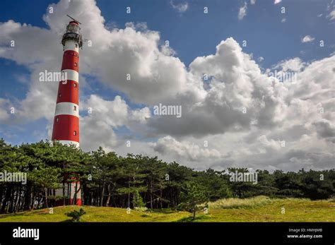 Lighthouse at Ameland a dutch Island Stock Photo - Alamy